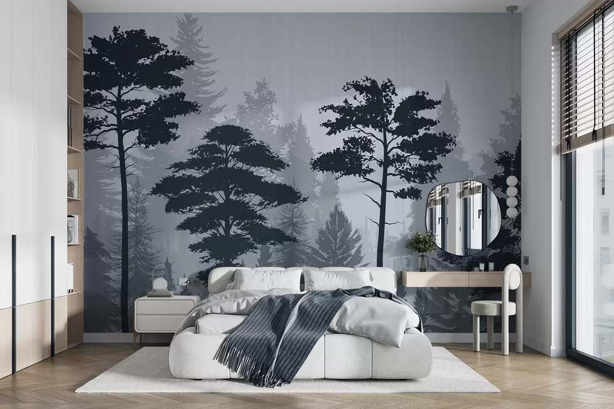 wall murals Магловита шума w04678v1
