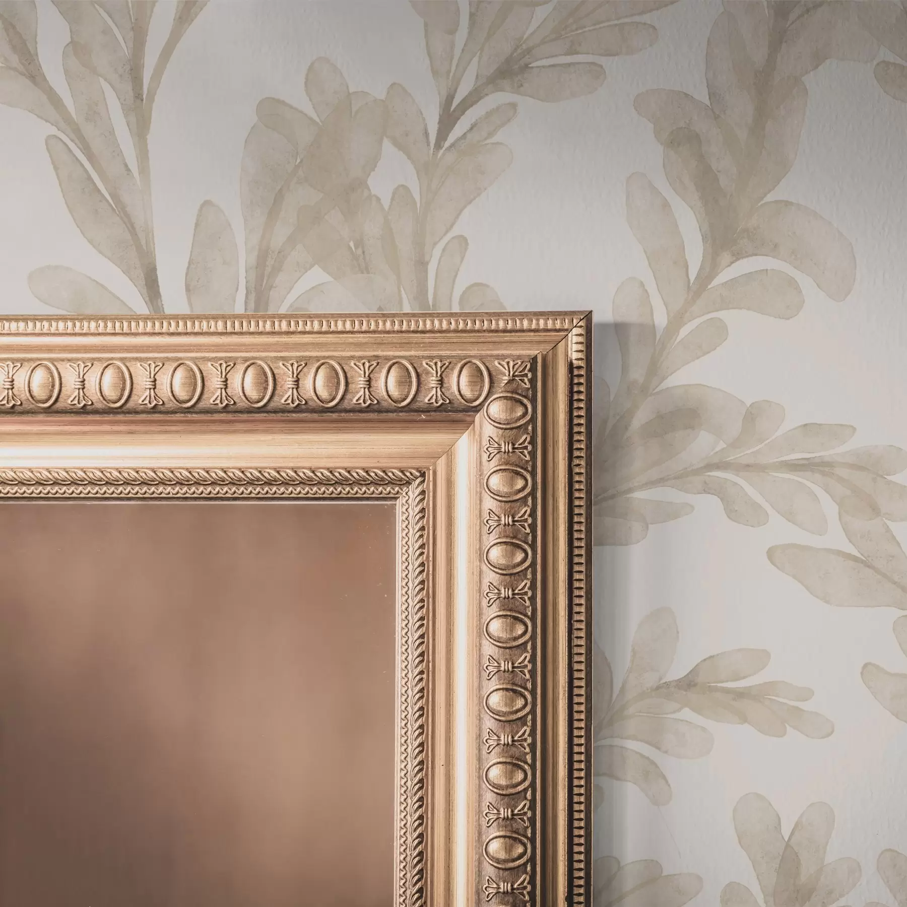 wall murals Акварел беж гране, меки ботанички мотив a00617