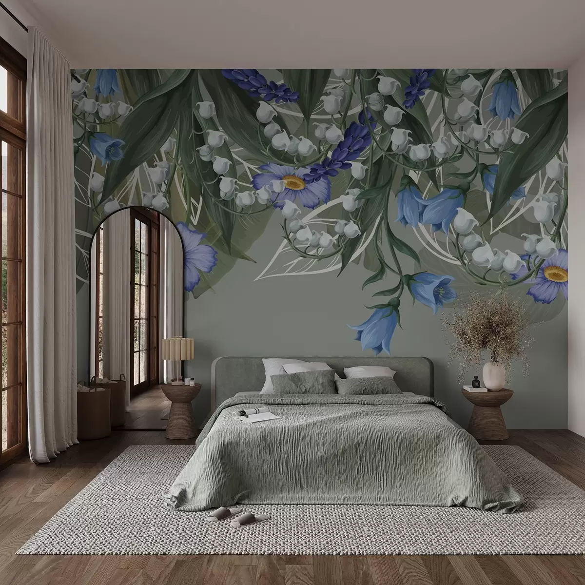 wall murals Висеће цвеће w04674