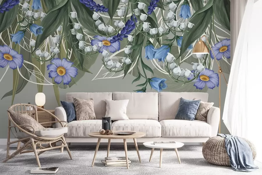wall murals Висеће цвеће w04674