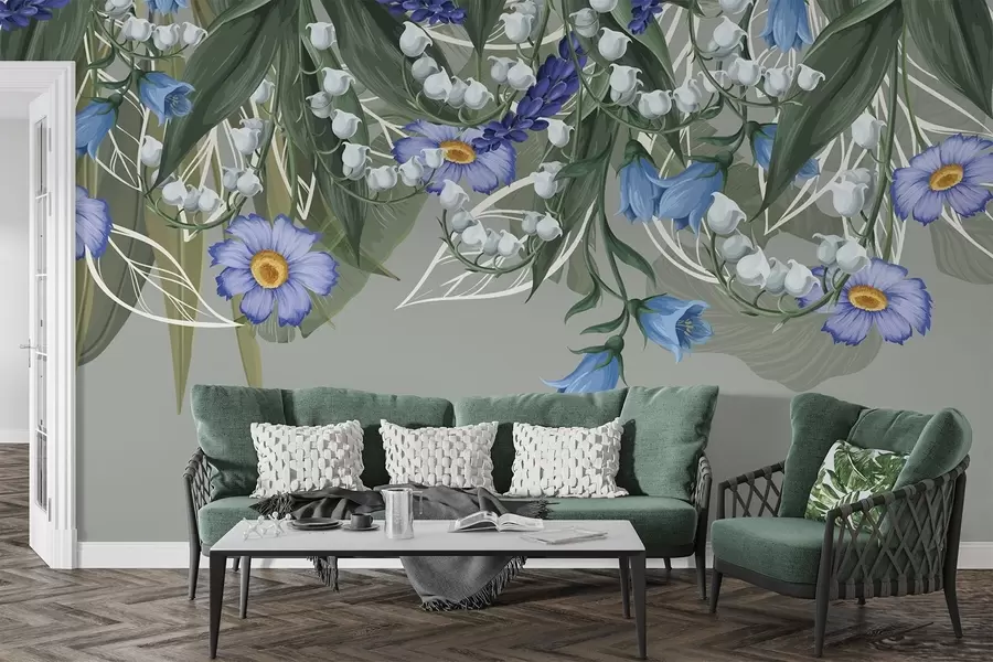wall murals Висеће цвеће w04674