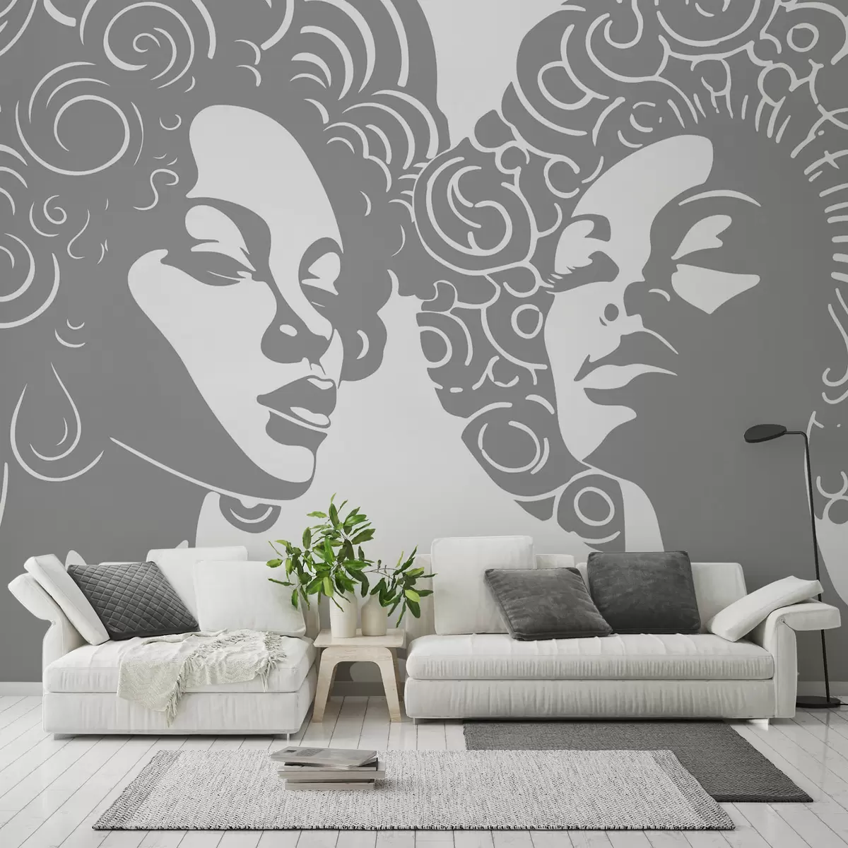 wall murals Две девојке w04688v1