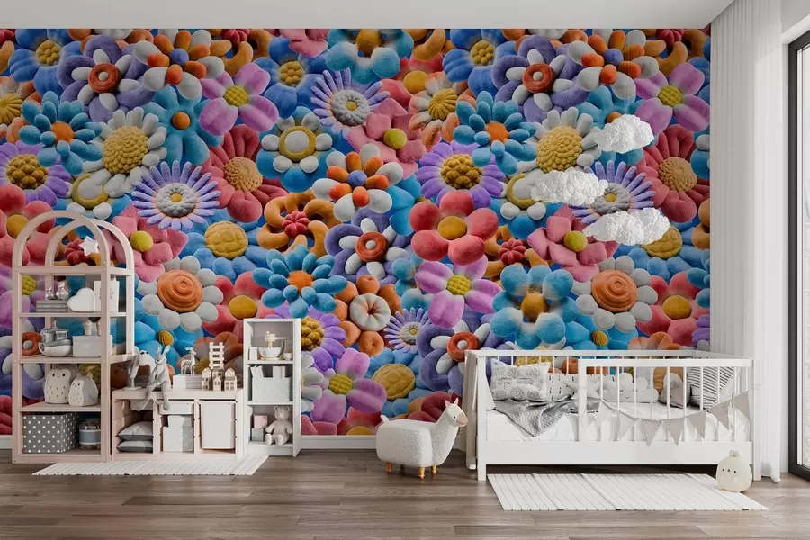 wall murals светло пахуљасто цвеће w04626