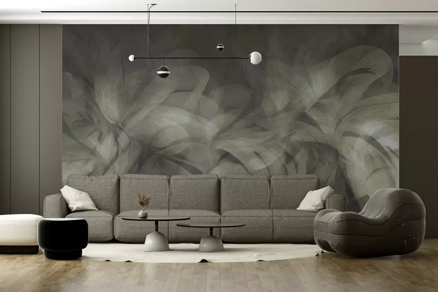 wall murals Апстрактни таласи на бетонском зиду w04668v1
