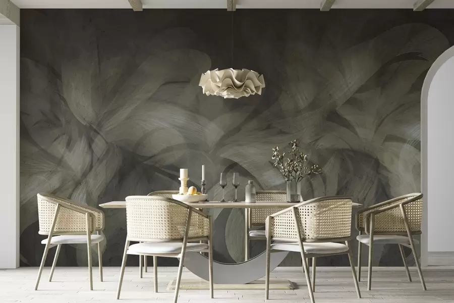 wall murals Апстрактни таласи на бетонском зиду w04668v1