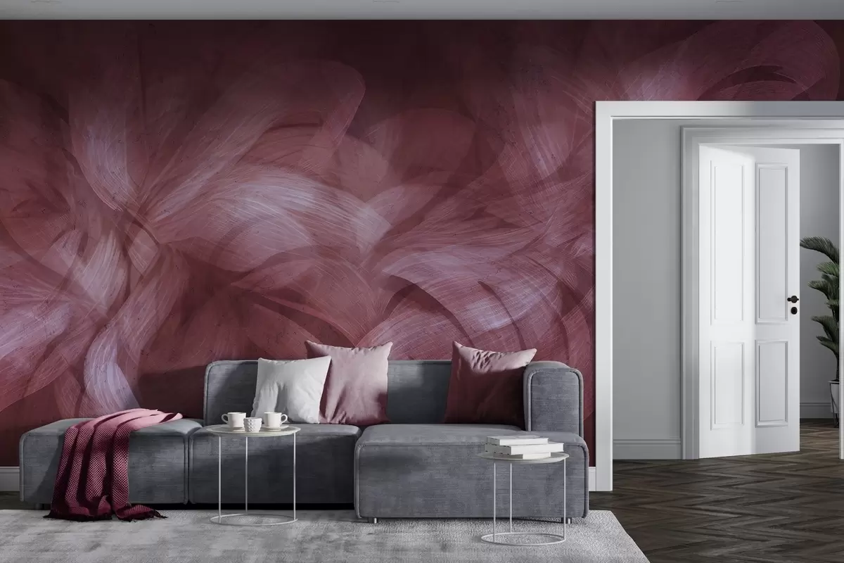 wall murals Апстрактни таласи на бетонском зиду w04668v2