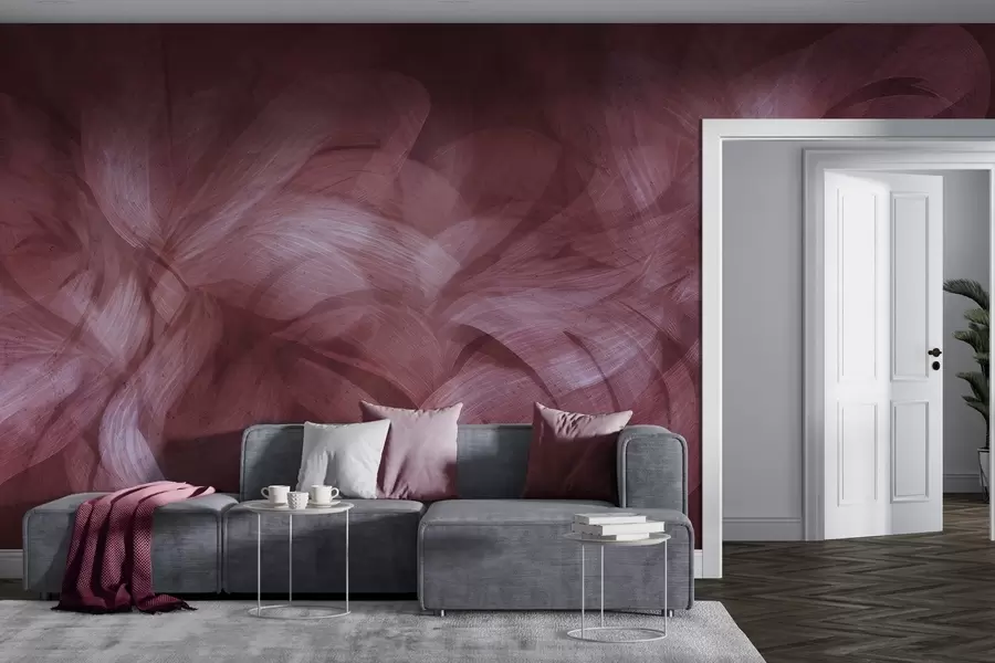 wall murals Апстрактни таласи на бетонском зиду w04668v2