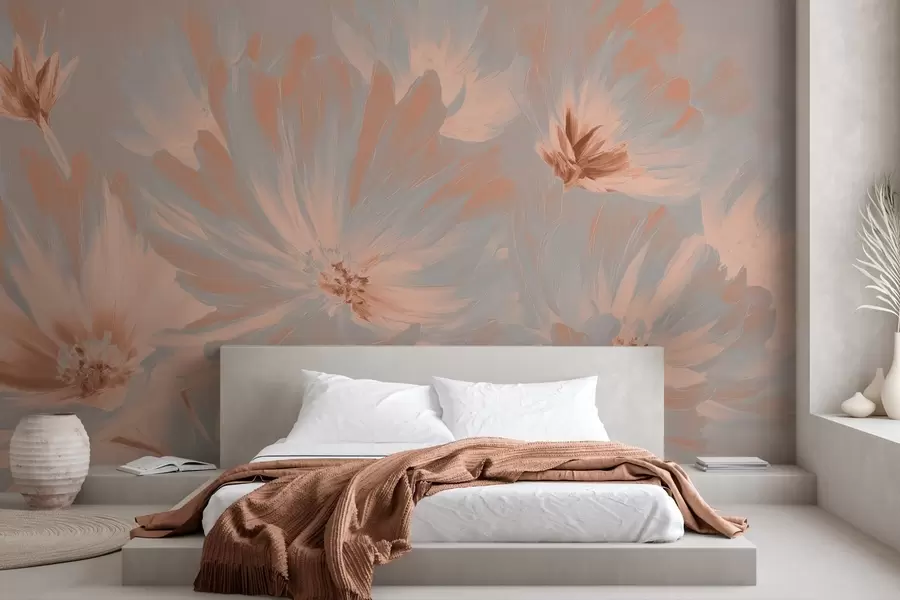 wall murals Апстрактно цвеће w04670v1