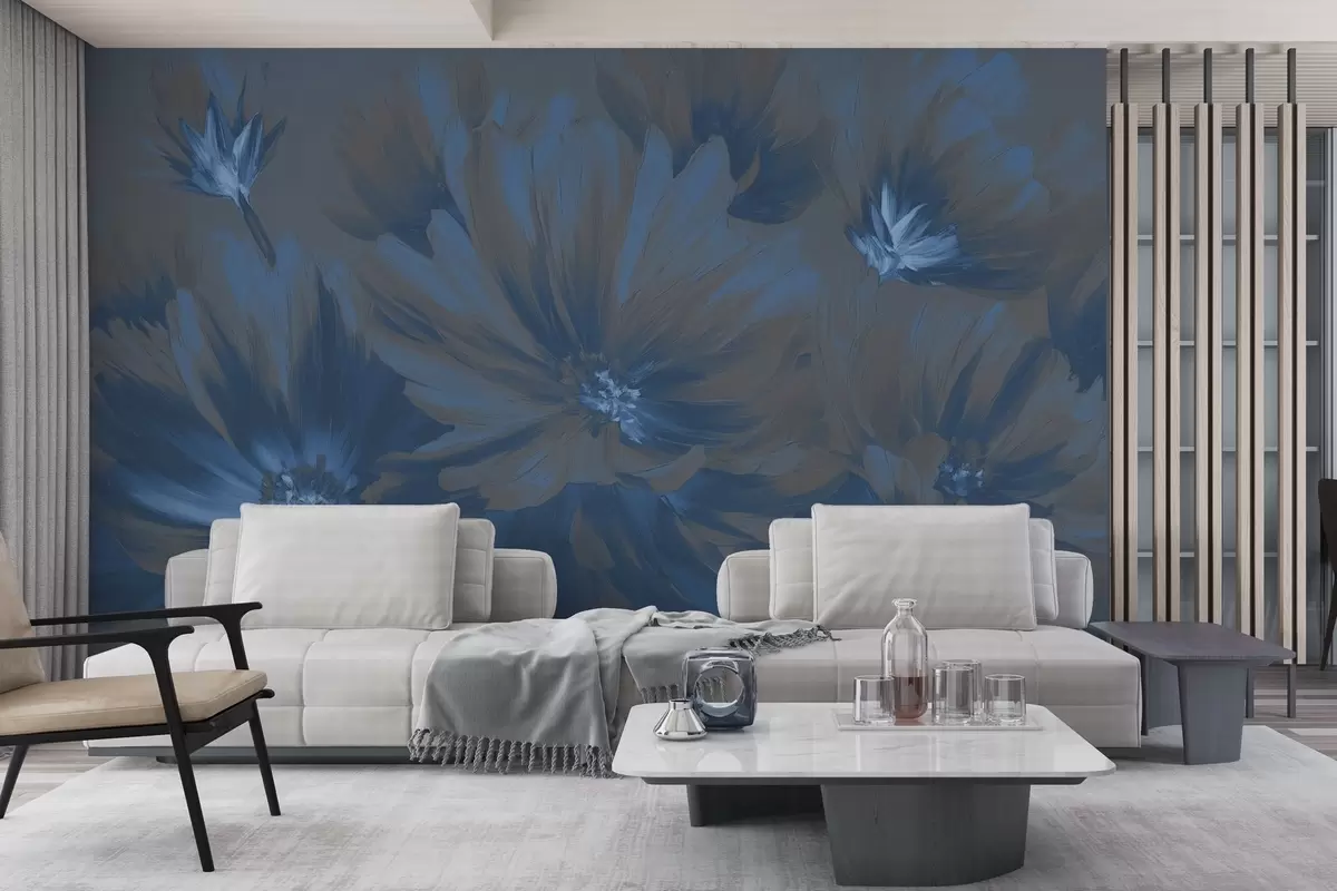 wall murals Апстрактно цвеће w04670v2