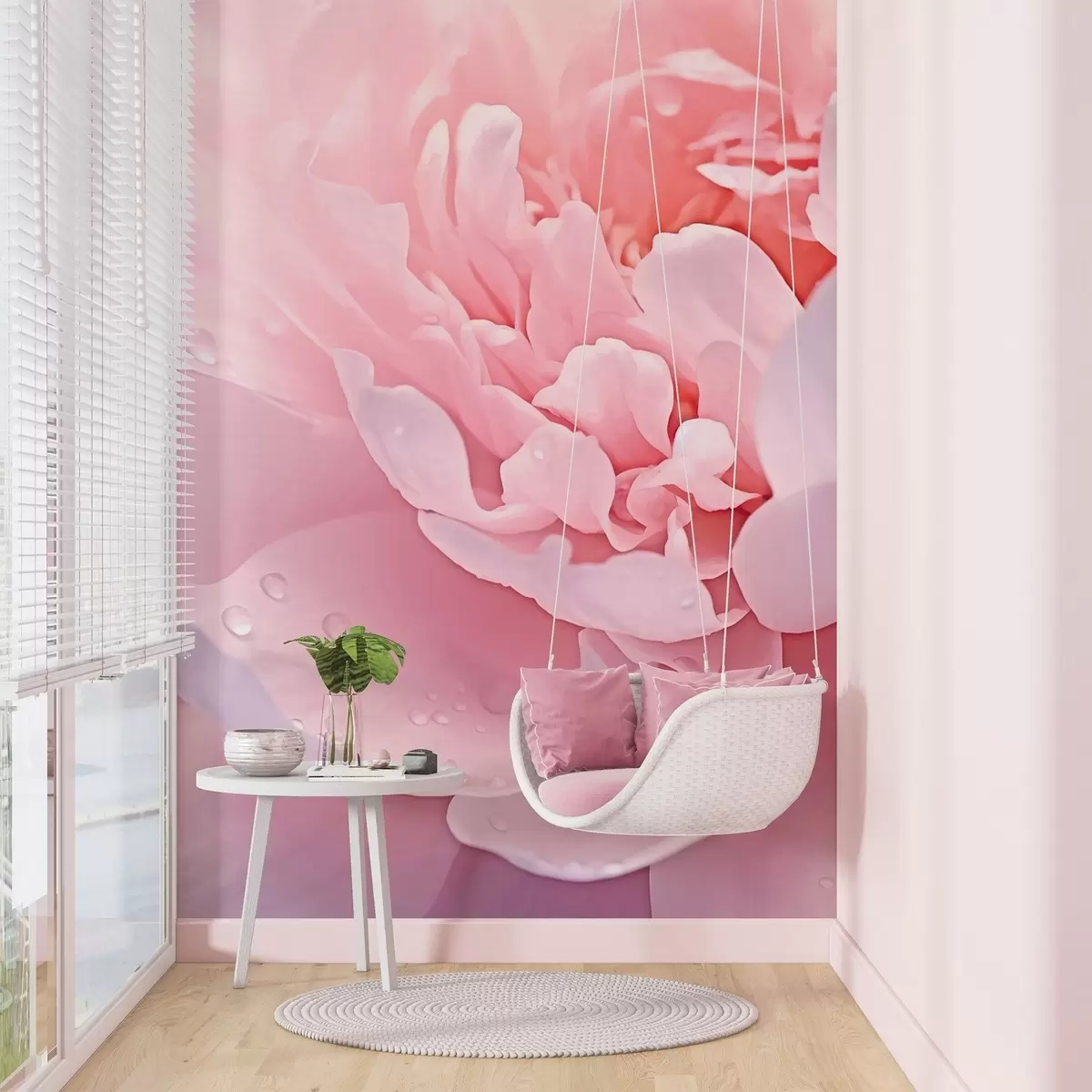 wall murals Велике латице божура w04715
