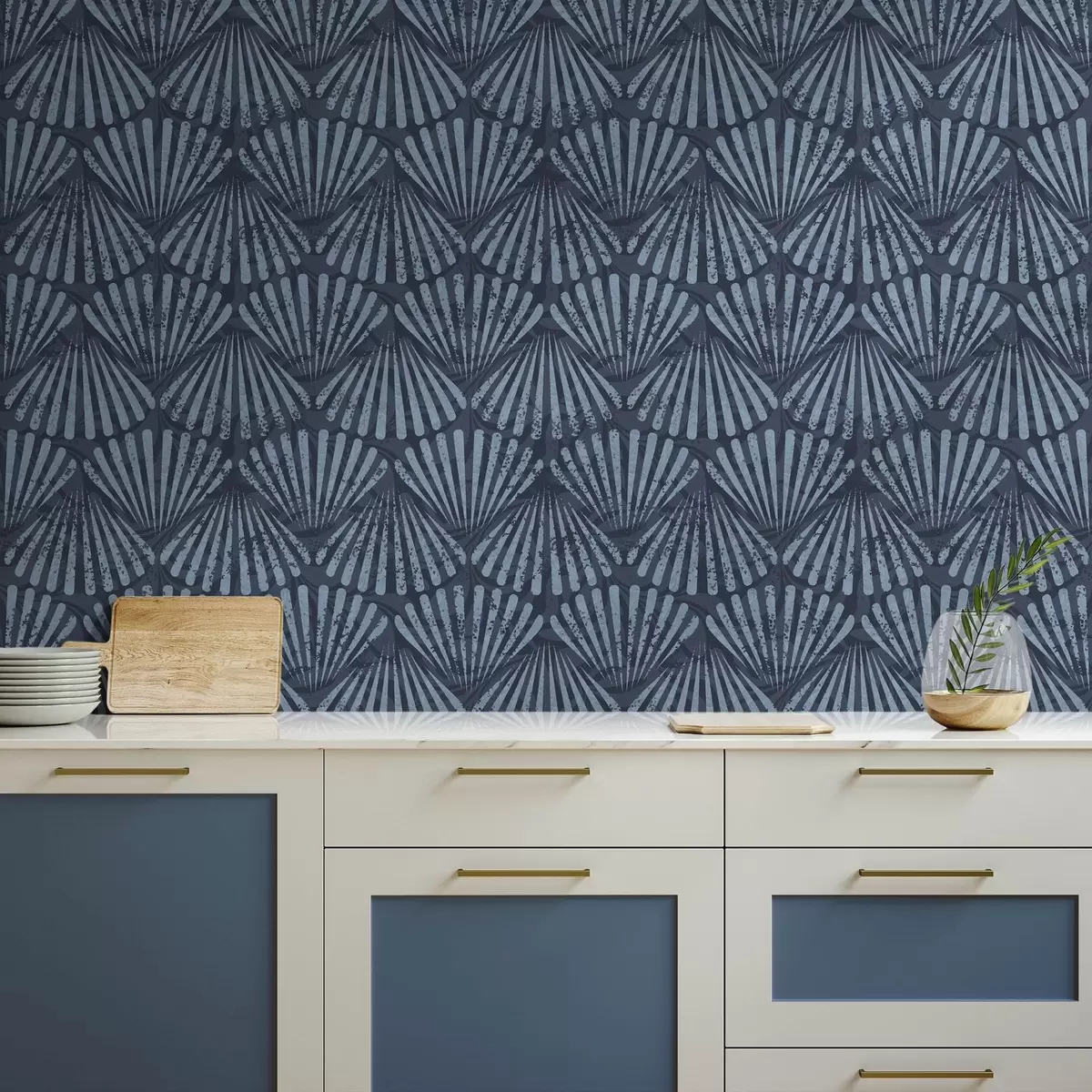 Позадина Апстрактни зраци у нијансама плаве, динамичан мотив a00710