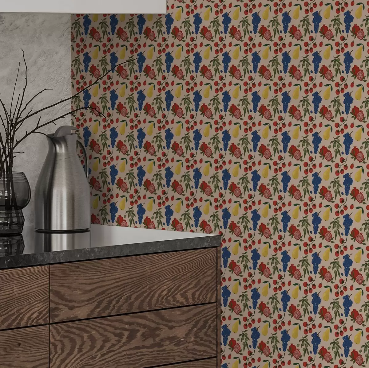 Позадина Сочно воће на топлој беж позадини a00801v1