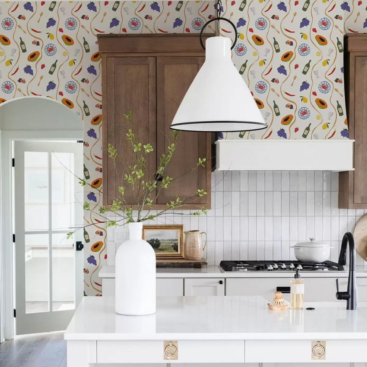 Позадина Флаше, папаја, лимуни и зачини на светлој позадини a00802