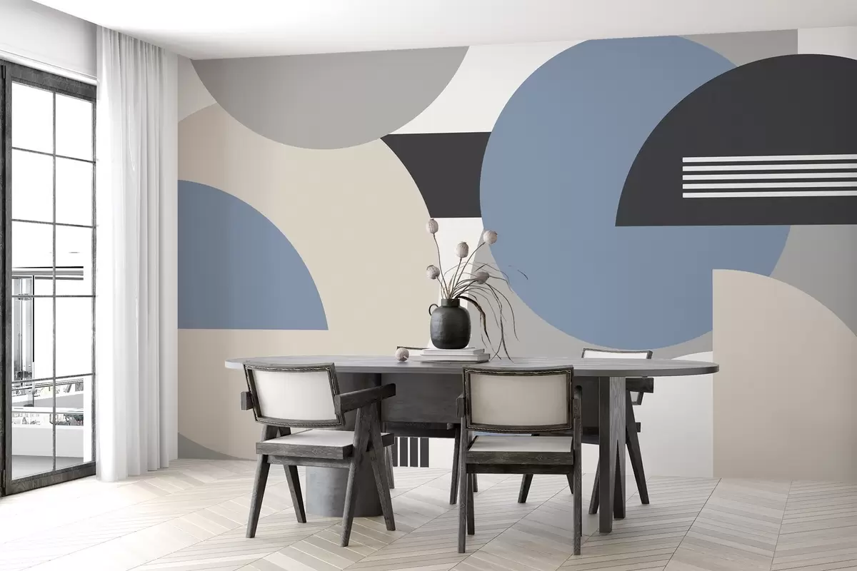 wall murals Геометријска апстракција w04687v1