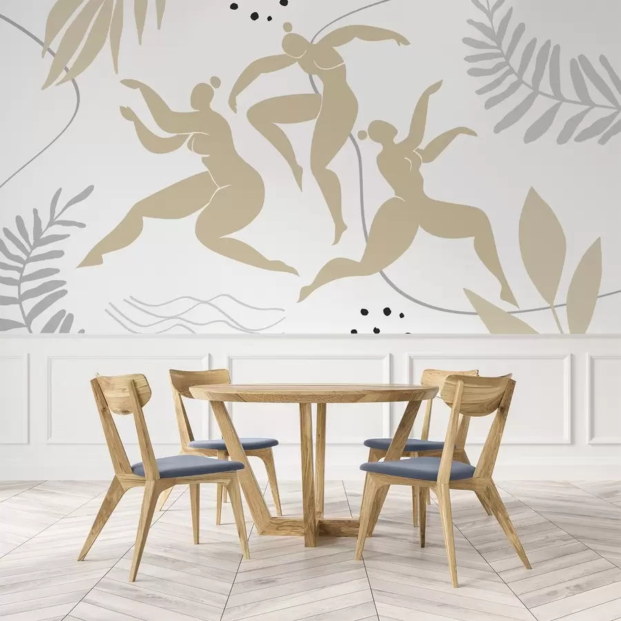 wall murals Апстрактне силуете жена w04725