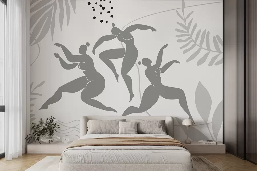 wall murals Апстрактне силуете жена w04725v1