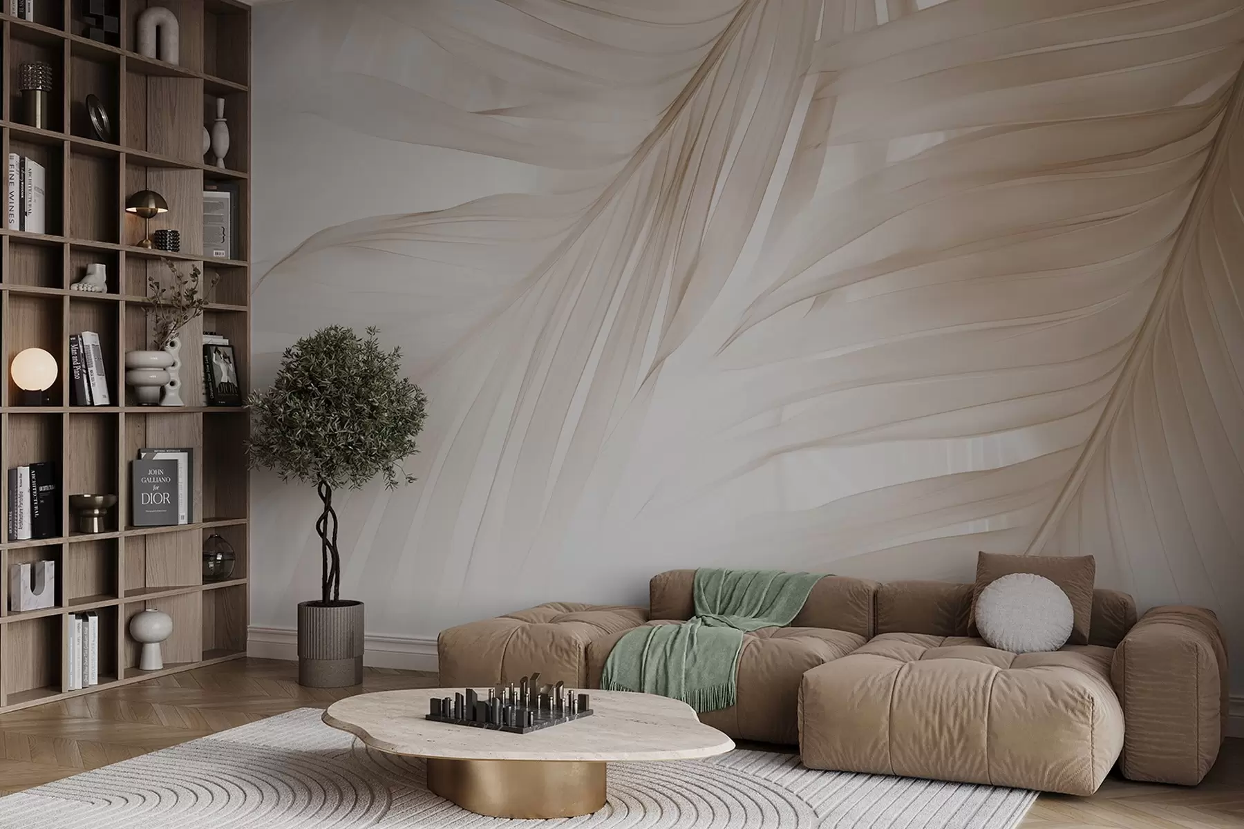 wall murals Листови папрати w04727