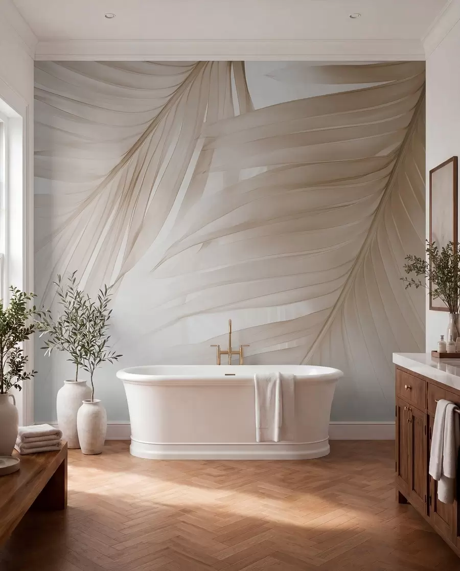 wall murals Листови папрати w04727