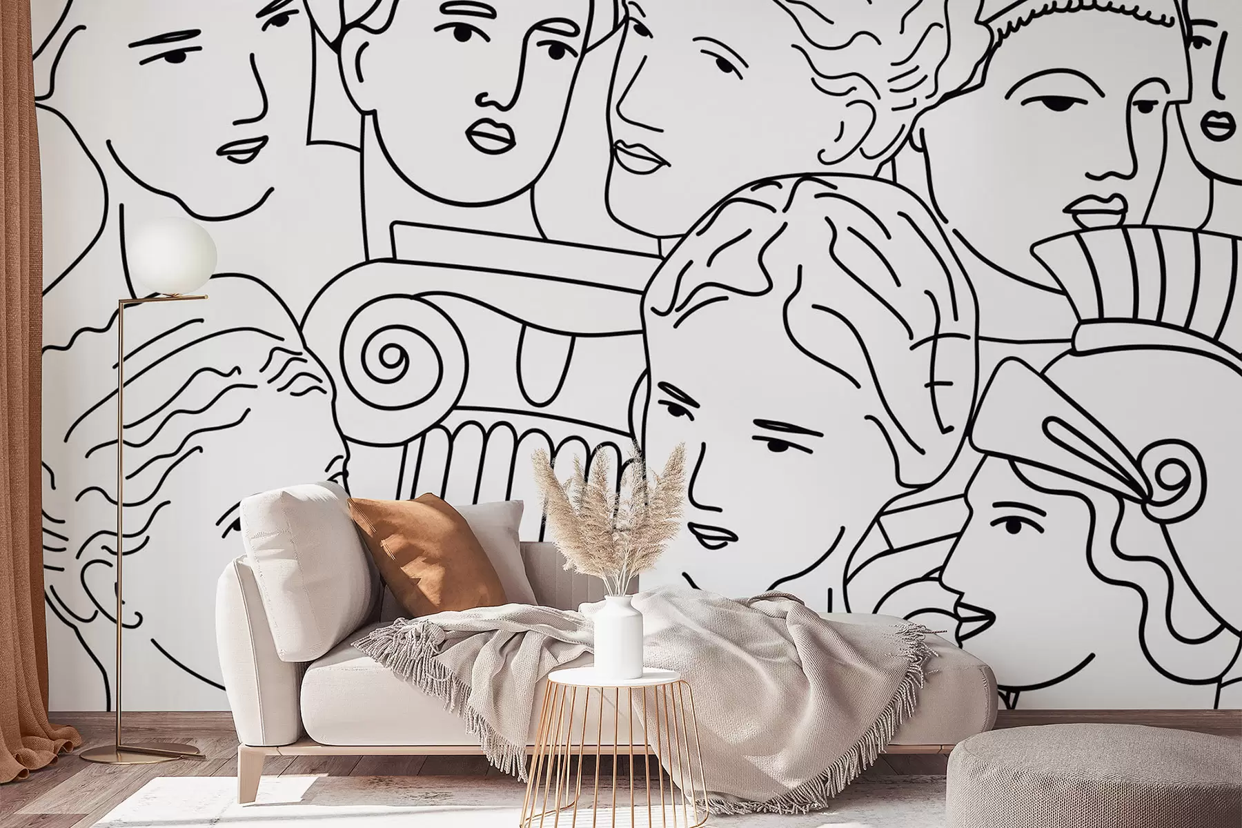 wall murals Древна лица w04728