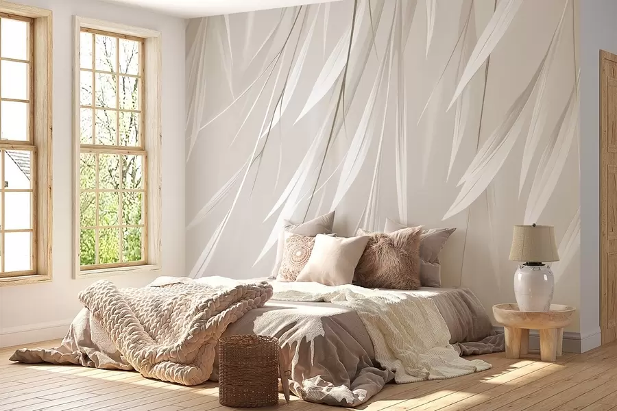 wall murals Висећи танки листови w04703