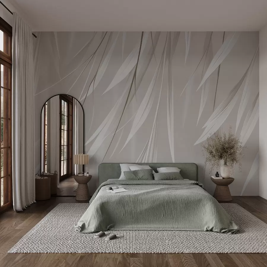 wall murals Висећи танки листови w04703
