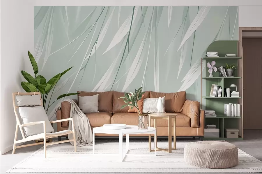 wall murals Висећи танки листови w04703v1