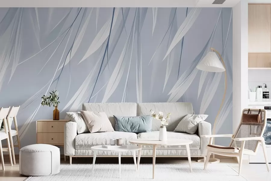 wall murals Висећи танки листови w04703v2