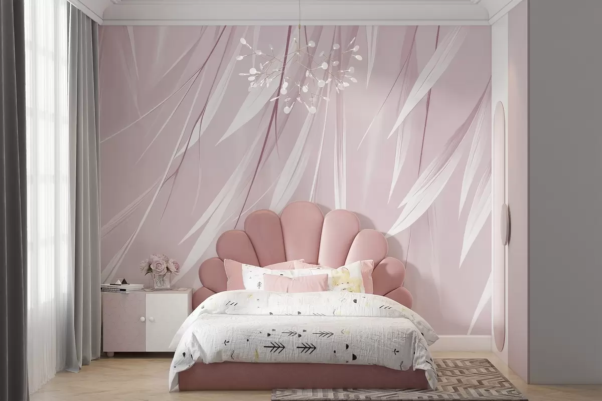 wall murals Висећи танки листови w04703v4