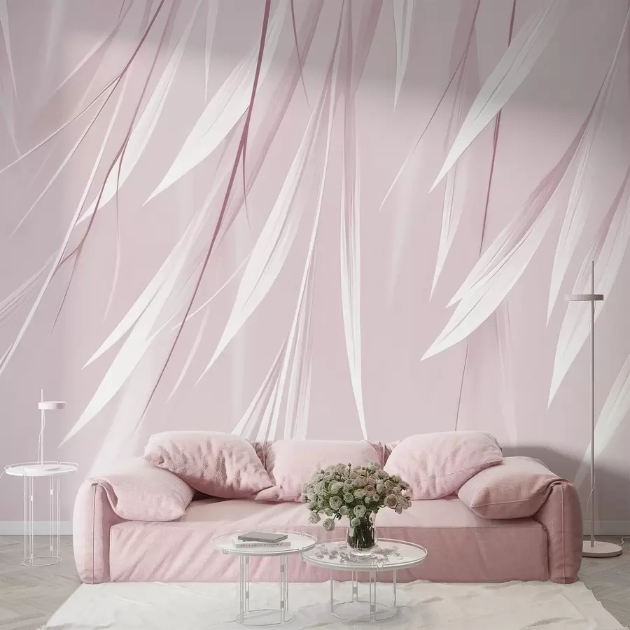 wall murals Висећи танки листови w04703v4