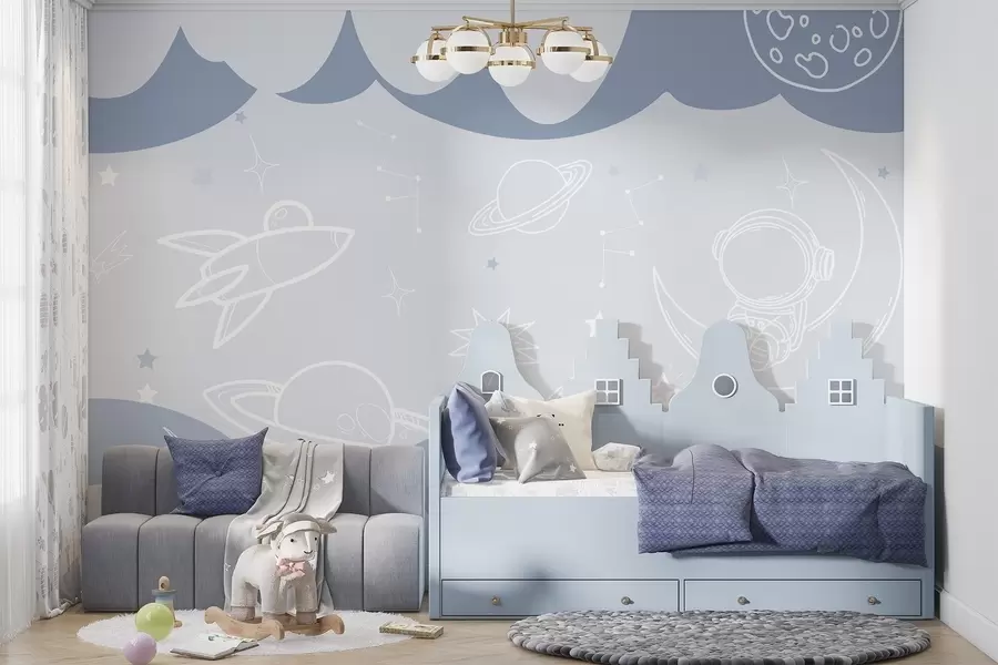 wall murals Свемирске авантуре w04740v1