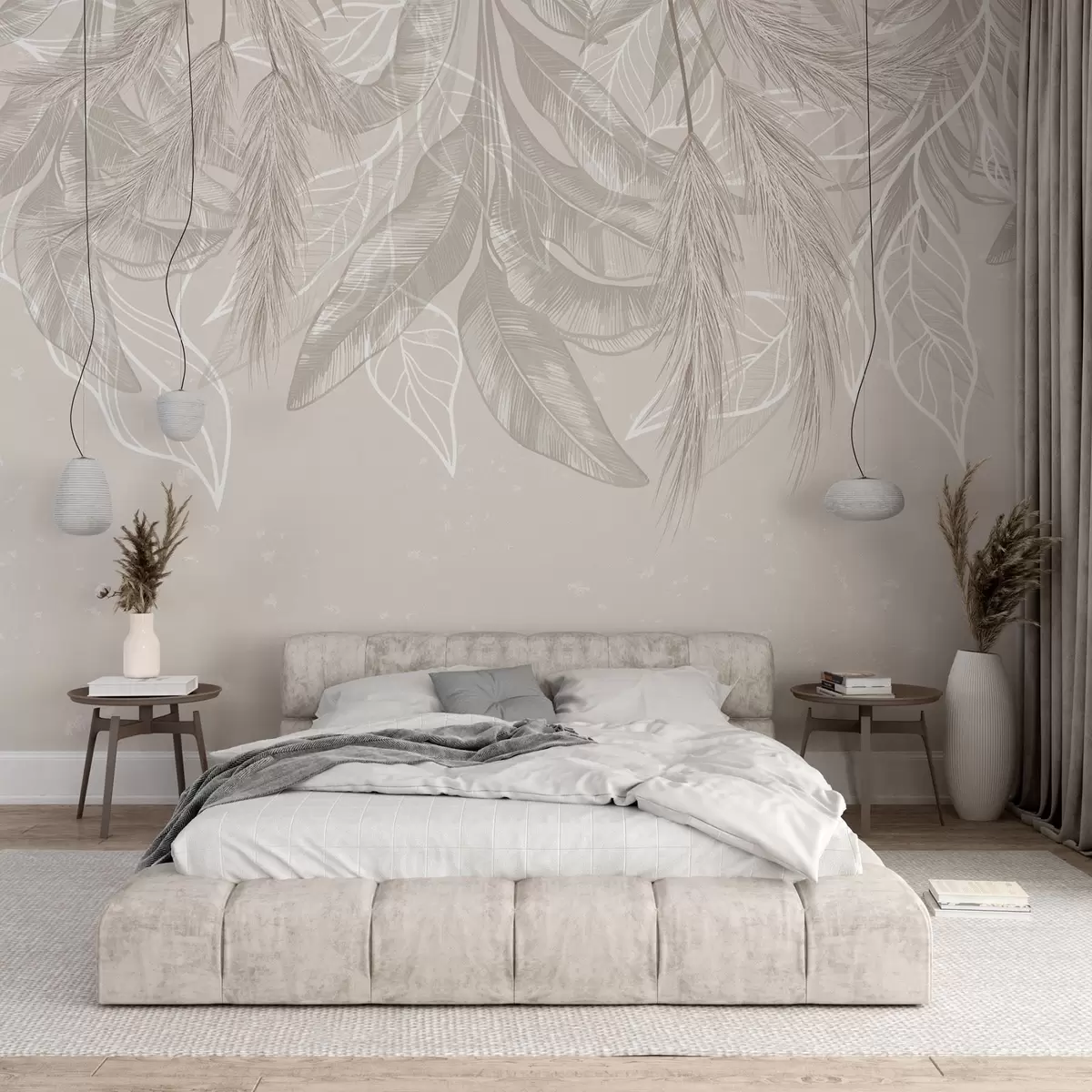 wall murals Висеће лишће w04747