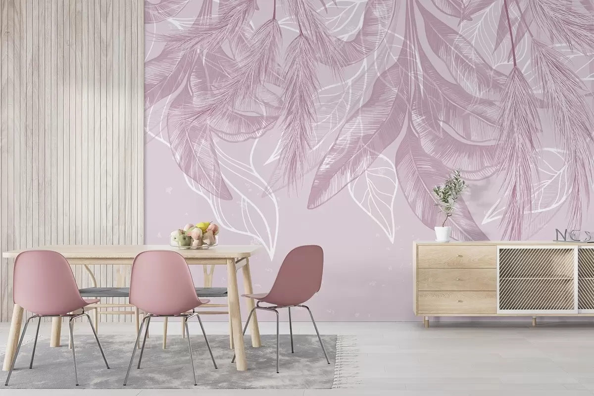 wall murals Висеће лишће w04747v2