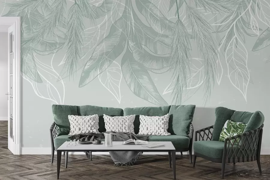 wall murals Висеће лишће w04747v3
