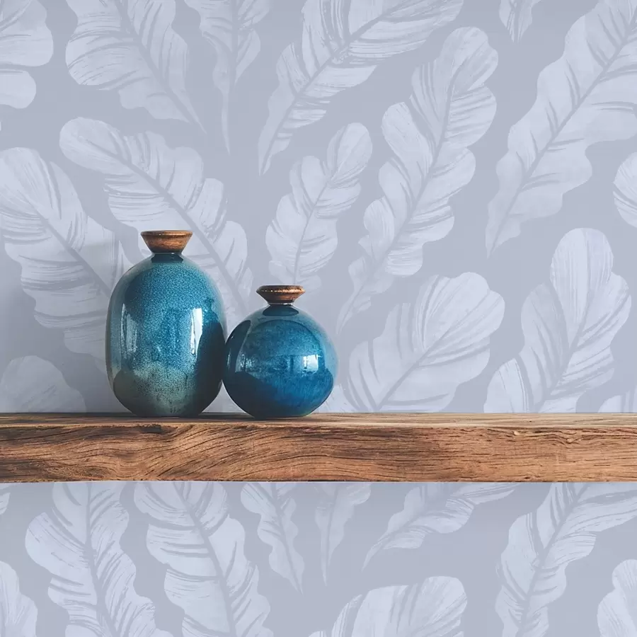 wall murals Велико перје у светло плаво-сивим нијансама a00839v1