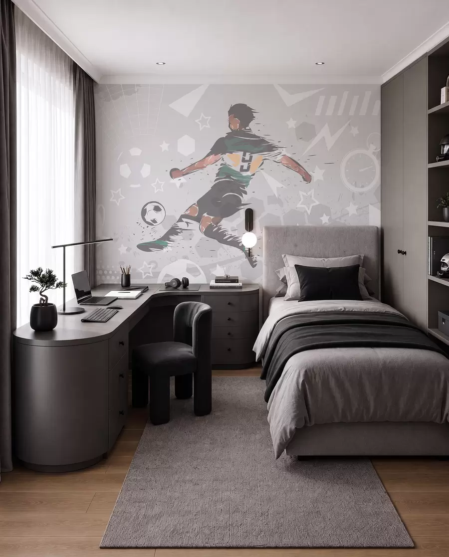 wall murals Фудбалер, спорт w04763