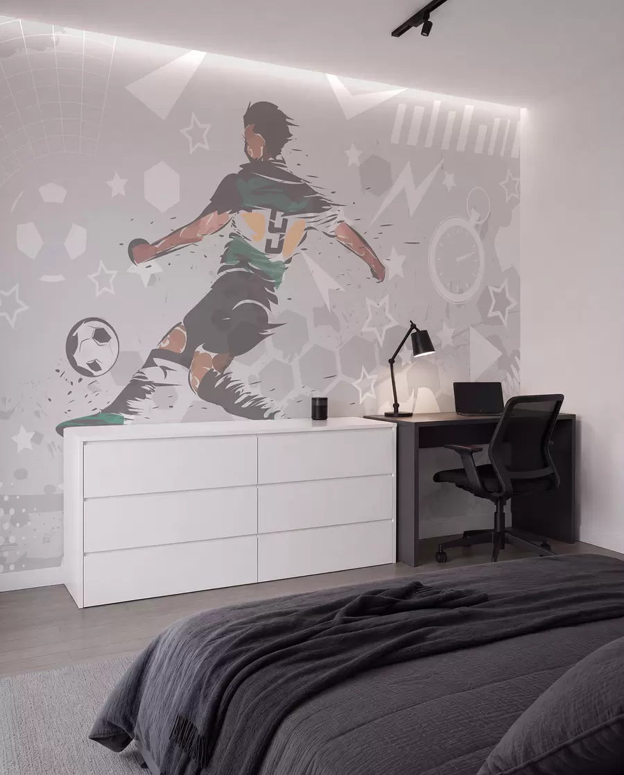wall murals Фудбалер, спорт w04763