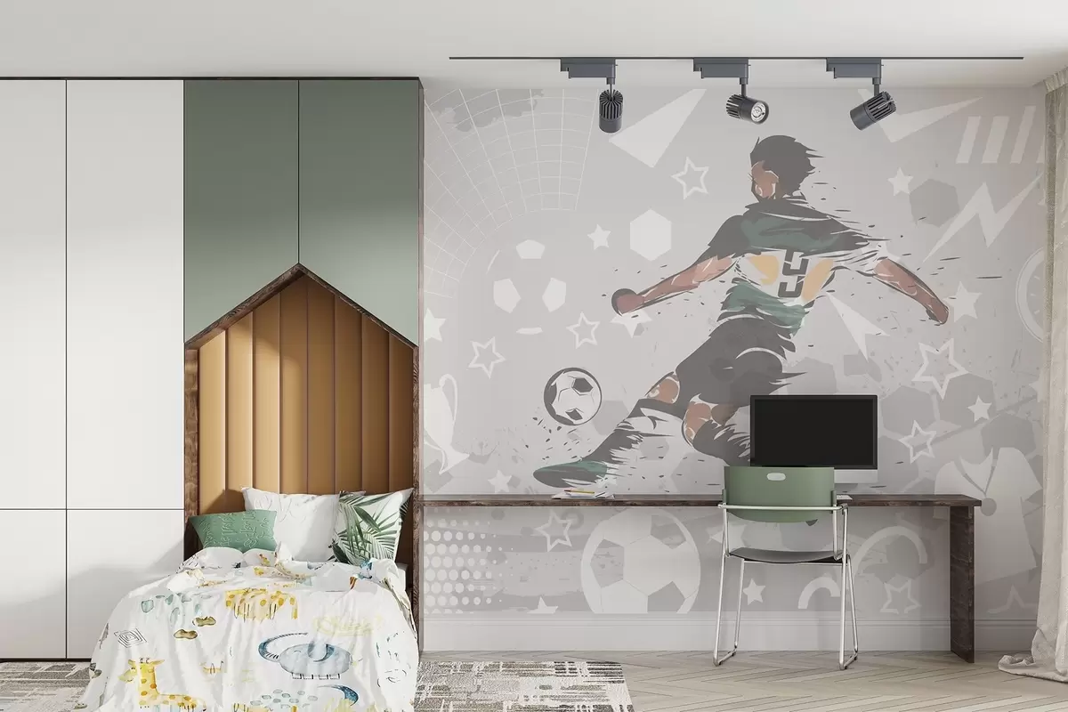wall murals Фудбалер, спорт w04763