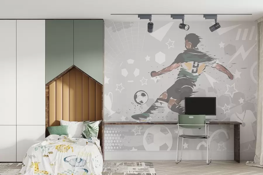 wall murals Фудбалер, спорт w04763