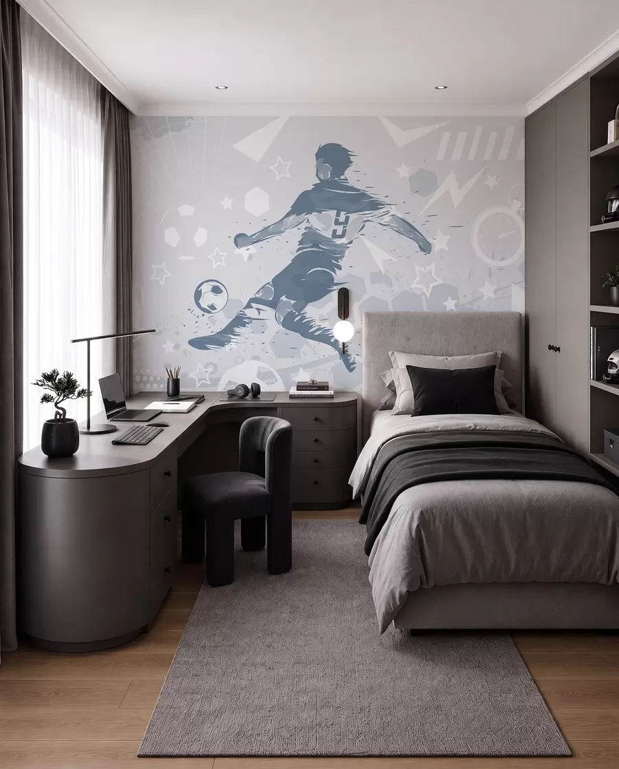 wall murals Фудбалер, спорт w04763v1