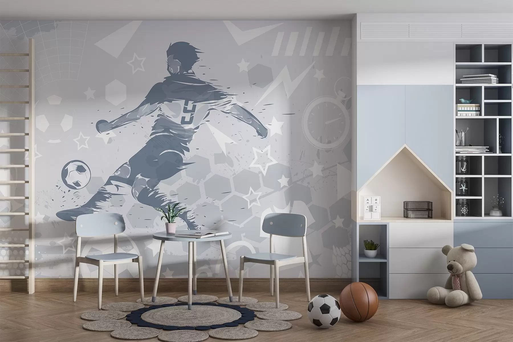 wall murals Фудбалер, спорт w04763v1