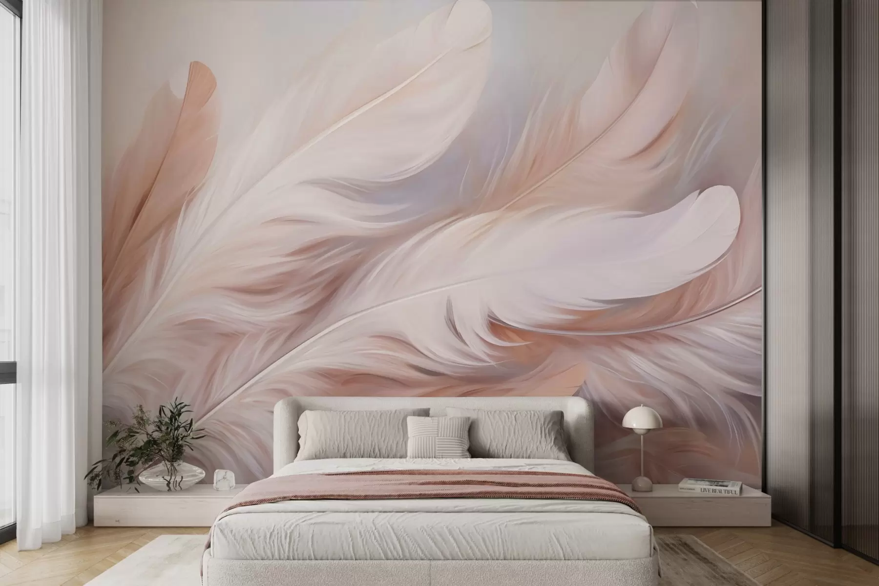 wall murals Перје w04775