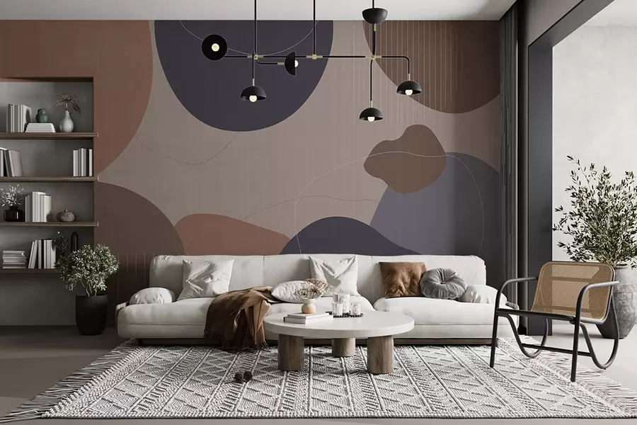 wall murals Апстрактни кругови w04759