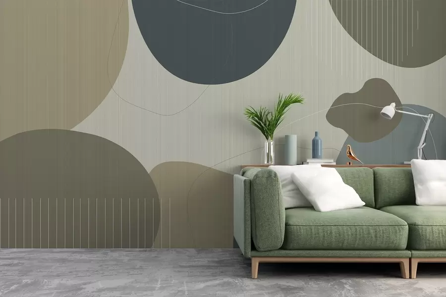 wall murals Апстрактни кругови w04759v2
