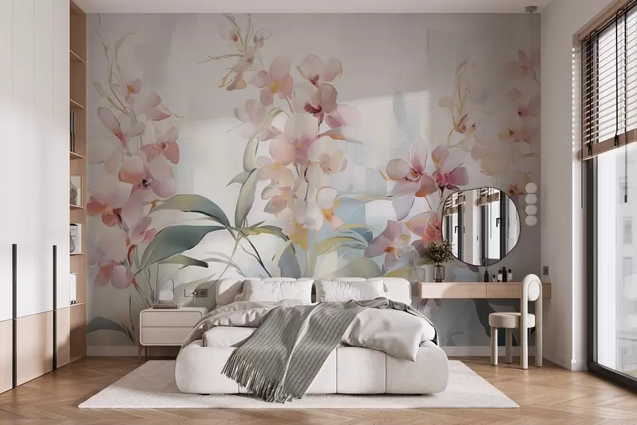 wall murals Апстрактно цвеће w04776
