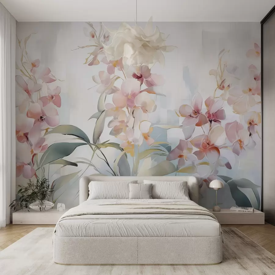 wall murals Апстрактно цвеће w04776