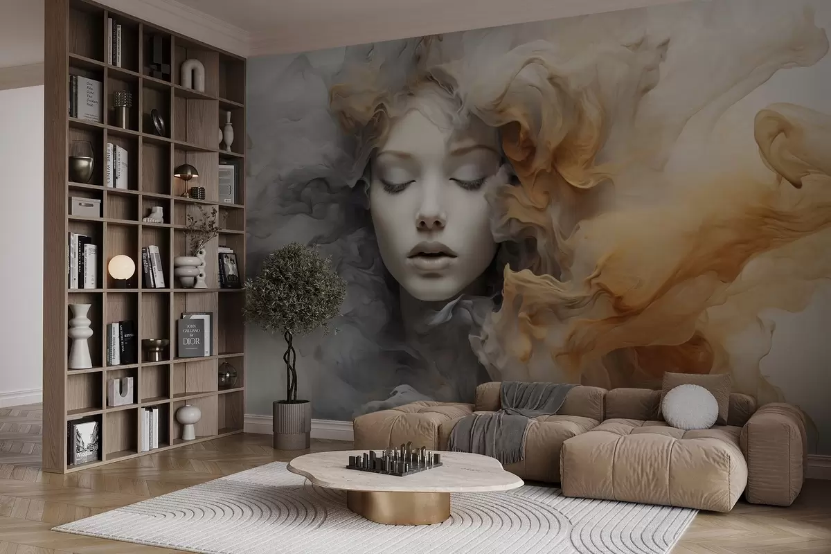 wall murals Девојчица хаљина w04798