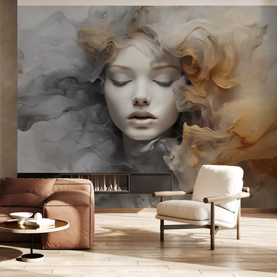 wall murals Девојчица хаљина w04798