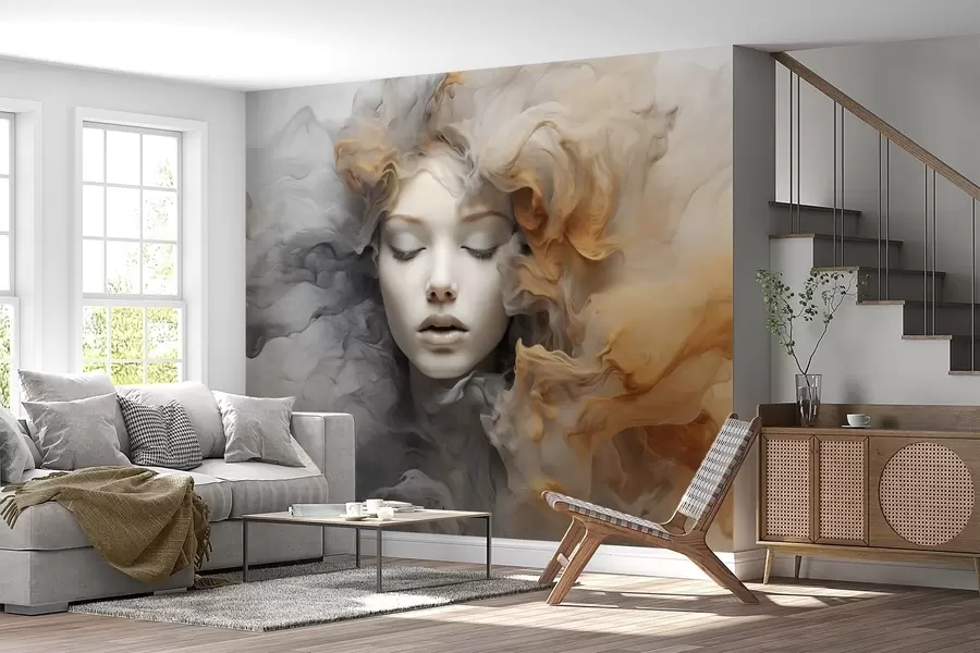 wall murals Девојчица хаљина w04798