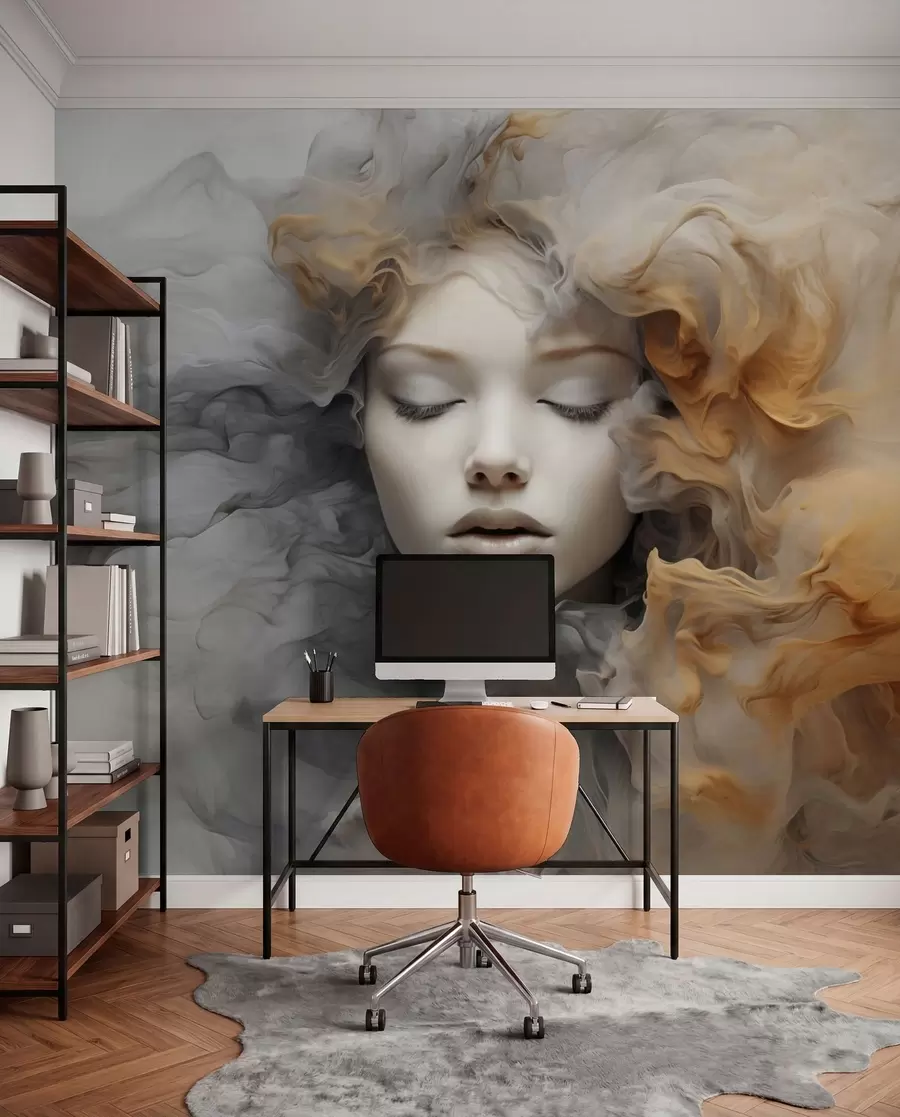 wall murals Девојчица хаљина w04798