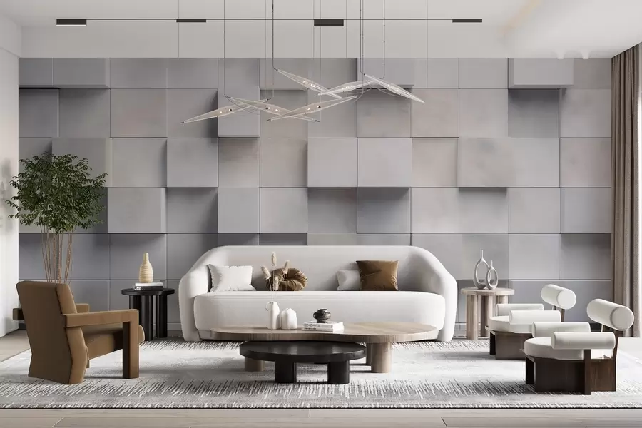 wall murals Квадратни блокови w04806